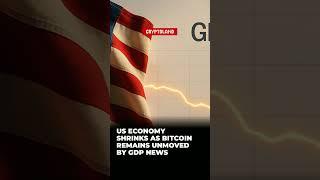US Economy Shrinks as Bitcoin Remains Unmoved by GDP News