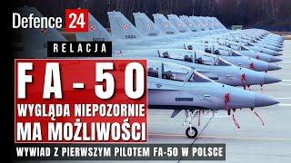 Pierwszy Polak za sterami FA-50