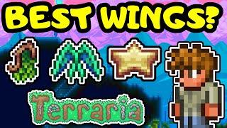 BEST AND EASIEST WINGS! Terraria Wings Guide! Best Wing Progression Guide for Terraria Journey's End