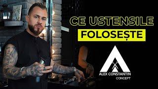 AFLĂ CE USTENSILE FOLOSEȘTE ALEX CONSTANTIN CONCEPT!