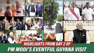 Highlights from Day 2 of PM Modi s eventful Guyana visit