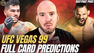 UFC Vegas 99 FULL CARD Betting Predictions | Hernandez vs Pereira Bets, Picks, Breakdown