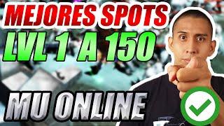 SPOTS Verificados para Principiantes de Nivel 1 al 150 - Mu Online Webzen 2023 MMORPG