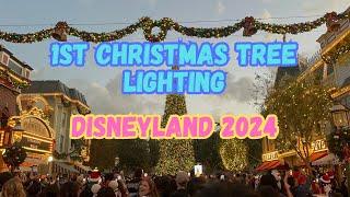 First Christmas holiday tree, lighting Disneyland, 2024 ￼