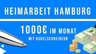 HEIMARBEIT HAMBURG - 1000€ im Monat mit Kugelschreiber Zusammenbauen - Von Zuhause Geld verdienen #1