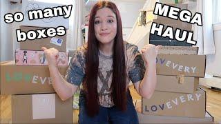 MEGA MARCH UNBOXING REVIEW HAUL | 12 boxes.