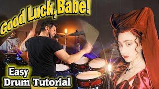 Easy Drum Tutorial - Good Luck Babe - Chappell Roan