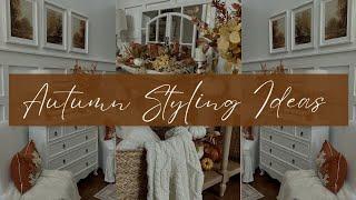 NEWFALL DECORATING 2024 | ENTRYWAY STYLING IDEAS | COZY AUTUMN DECOR