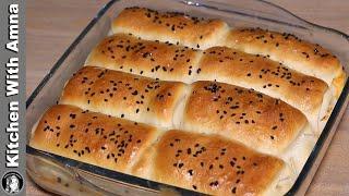 Delicious Stuffed Dinner Rolls Recipe | Chicken Cheese Dinner Rolls | Kitchen With Amna