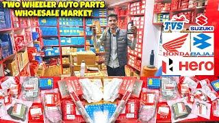 ALL TWO WHEELER GENUINE AUTO PARTS WHOLESALER IN KAROL BAGH DELHI | RK AUTO AGENCY | MARV INDIA