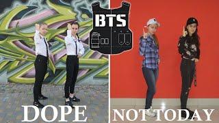 Dance Cover - BTS "Dope", "Not Today" / Vika and Nastya