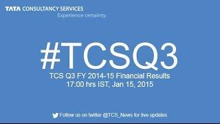 TCS Q3 FY 2014-15 Financial Results