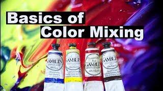 Basics of Color Mixing | Oil Painting For Beginners