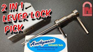 Andy Mac’s 2 in 1 Non-Curtain Lever Lock Tool