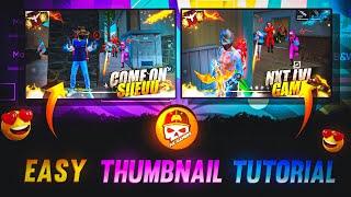 How To Edit Thumbnail Like @P.K.GAMERS // ZeroxFF jaise thumbnail kaise banaye