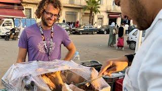 وجدة المغرب مدينة برية في الليل  طعام الشارع المجنون!