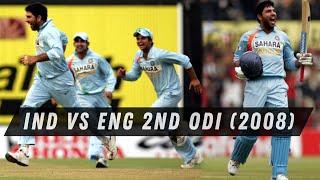 India Vs England 2nd Odi (2008) : Yuvraj Singh Shines with Bat and Ball in India's 2-0 Lead Over ENG