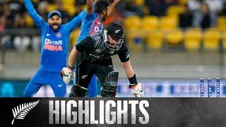 India Win Another Super Over Thriller | FULL HIGHLIGHTS | BLACKCAPS v India - 4th T20, 2020