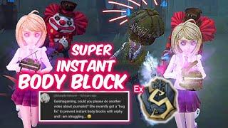 Can Journalist still do the SUPER INSTANT ORPHY BODY BLOCK?.. Identity V ex S Badge Alice Asia