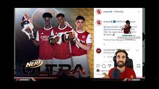 Hughwizzy reacts to Arsenal's Nerf Challenge one day after a loss