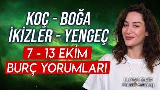 Koç - Boğa - İkizler - Yengeç | 7 - 13 Ekim Burç Yorumları | Astroloji Gurusu