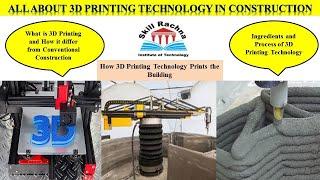 3D Printer //3D Printer in Construction Industry // 3D Printing