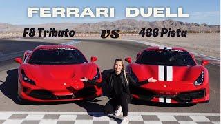 Ferrari F8 TRIBUTO vs. 488 PISTA | Doreen Seidel