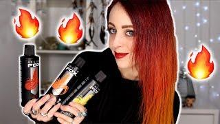 How I Dye My FIRE HAIR COLOR MELT with Arctic Fox!  Red, Orange Yellow | GlitterFallout