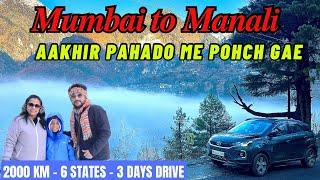 EP03 आख़िर पोहोच गए पहाड़ो में ️ Mumbai to Manali Road Trip @SnehDevVlogs #manaliroadtrip |