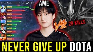 AME KEZ vs 29 Kills Monster SPECTRE! - Never Give Up DOTA 1v9!