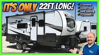 Only 22ft with BIG Dinette, Sofa, AND Bed!! 2024 Rockwood Mini Lite 2104S Couple's Travel Trailer