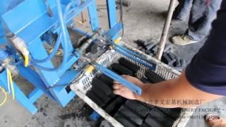 Hexagonal BBQ charcoal briquette machine