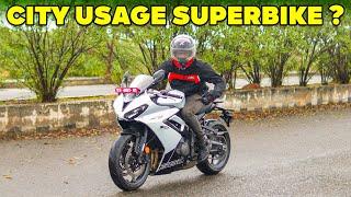 City Usageக்கு இந்த 600cc Bike அ Use பண்ண முடியுமா ? | Daily Commuting Superbike ?