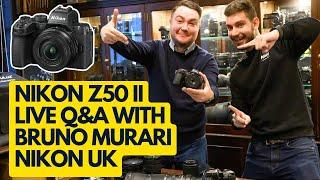 NIKON Z50 II Live Q&A and General Nikon Discussion with Bruni Murari from Nikon UK - Koffee with Kon