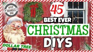 45 GORGEOUS CHRISTMAS CRAFTS YOU'LL *WANT* TO MAKE! | BEST Dollar Tree Christmas DIYS