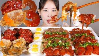 장 열렸다밥 순삭 해버린 순살게장 새우장 간장게장 양념게장 먹방 [eating show] mukbang korean food