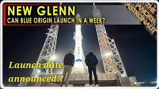 Finally!  Blue Origin New Glenn launch date revealed!  Will it fly in 2024?