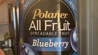 Polaner All Fruit Blueberry Jam (Preserves) Review/Taste Test