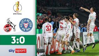 Achtelfinalticket trotz strittiger Szenen! | 1. FC Köln - Holstein Kiel | Highlights - 2. Runde