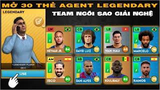 DLS 24 | Đội hình ngôi sao giải nghệ | Mở team 30 thẻ Agent Legendary