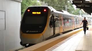 Brisbane Trains: NGR 745 leaves Robina