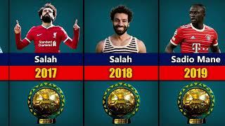 African Footballer of the Year Award Winners 1990-2022