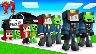 Mikey and JJ FROM BIRTH TO POLICEMAN in Minecraft (Maizen)