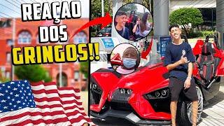 Fui pra minha ESCOLA AMERICANA de slingshot  vlog #2