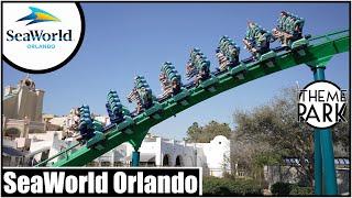 SeaWorld Orlando 2022 Tour and Overview | Epic 4K Tour Orlando Florida, Ice Breaker, Mako Kraken POV