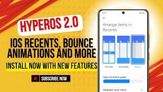 HyperOS 2.0 launcher full review: iOS recents, Bounce animations and more 