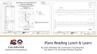 CDOT TETP Insights: Plan Reading 1 – Agenda & Understanding the Contract