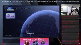 Capcom TGS 2024 Reaction & Terry Bogard Street fighter 6 playthrough (9/26/2024) Livestream