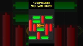 15 September Mini Game | Hamster Kombat Mini Game 15 september #shorts #hamsterkombat #short