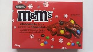 M&Ms chocolate bark review